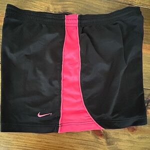 ✨Nike Black Skirt with Pink Accent